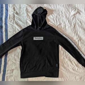 Women's black Notorious shirt size small